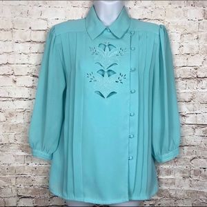 Vintage David Matthew Secretary Blouse